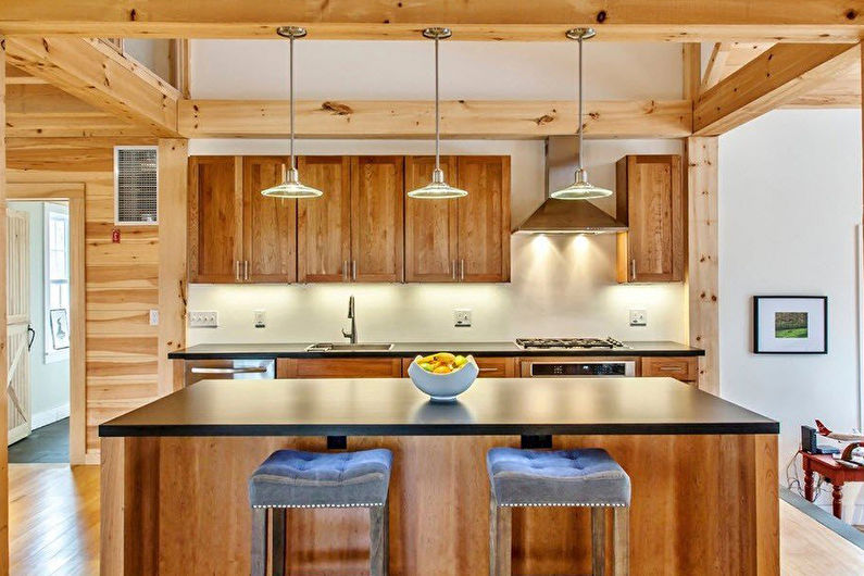 Kuchnie drewniane Ikea - Projektowanie wnętrz