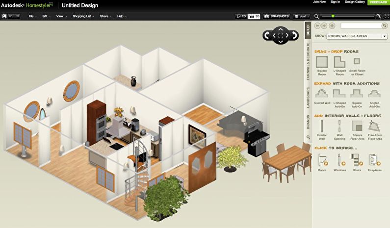 Homestyler - Gratis programvare for interiørdesign