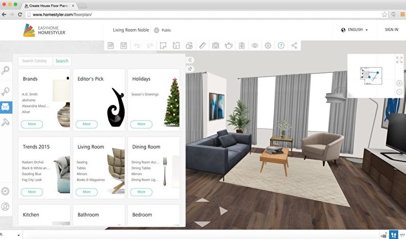 Homestyler - software de design de interiores grátis