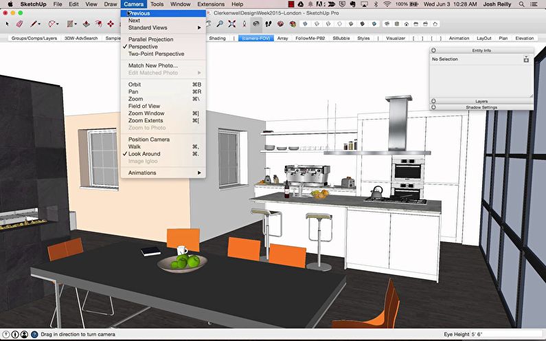SketchUp - bezplatný softvér pre návrh interiéru