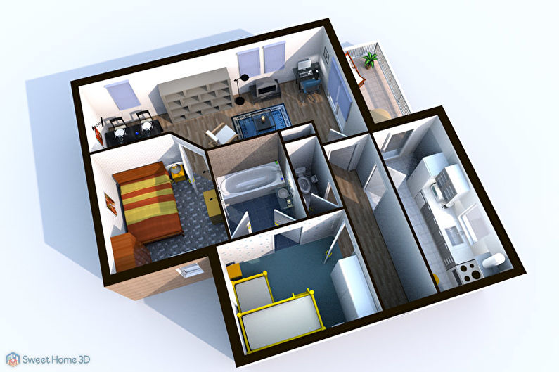 Sweet Home 3D - bezplatný softvér pre návrh interiéru
