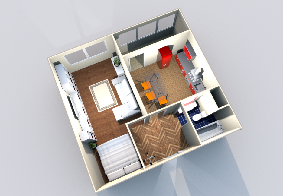 Otvorený koncept maximalizuje potenciál vašej malej obývačky