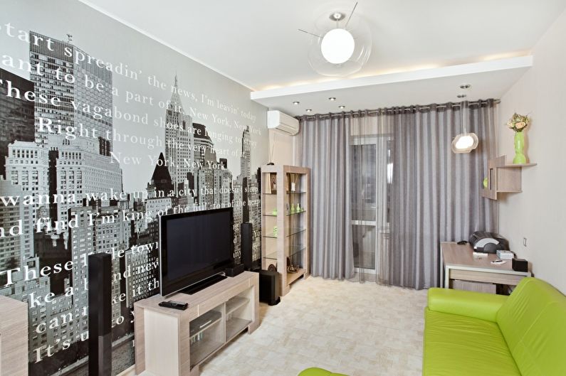 Murais de parede para a sala de estar em estilo moderno
