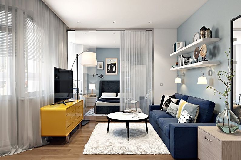 Reurbanización de un apartamento de una habitación - ideas fotográficas