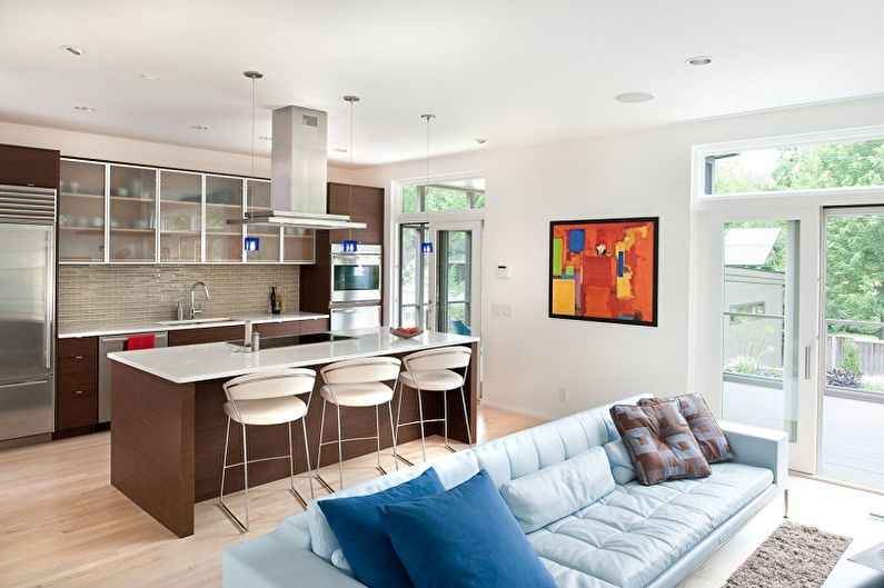 Reurbanización de un apartamento tipo estudio - Combinación con una cocina