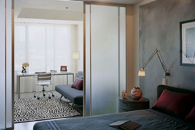 Layout av en ett -roms leilighet - foto