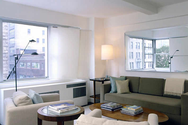 Apartamentos minimalistas - Zonificación de apartamentos tipo estudio