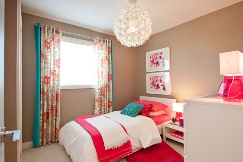Design dormitor turcoaz - combinații de culori