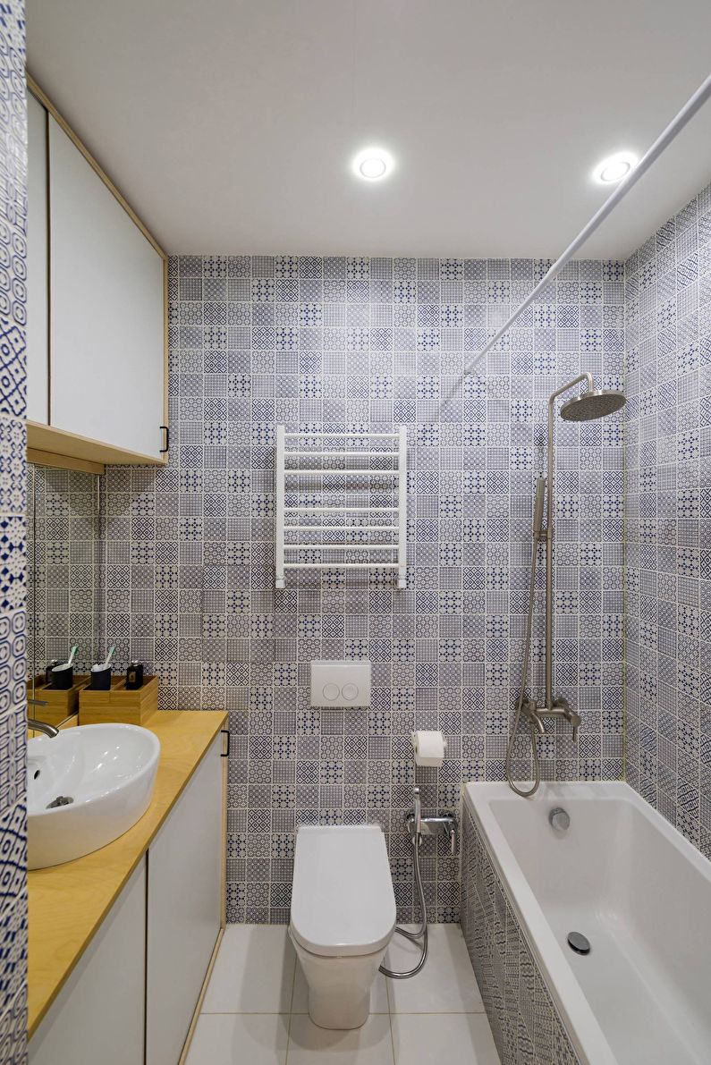 עיצוב חדר אמבטיה קטן 4 מ
