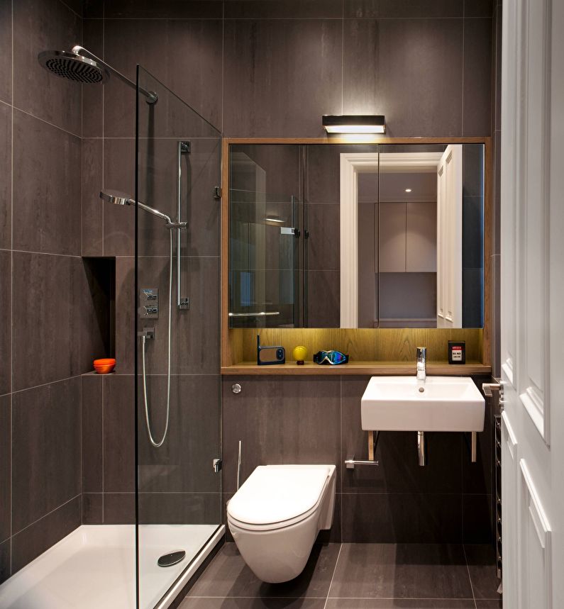 Malý dizajn kúpeľne 5 m²
