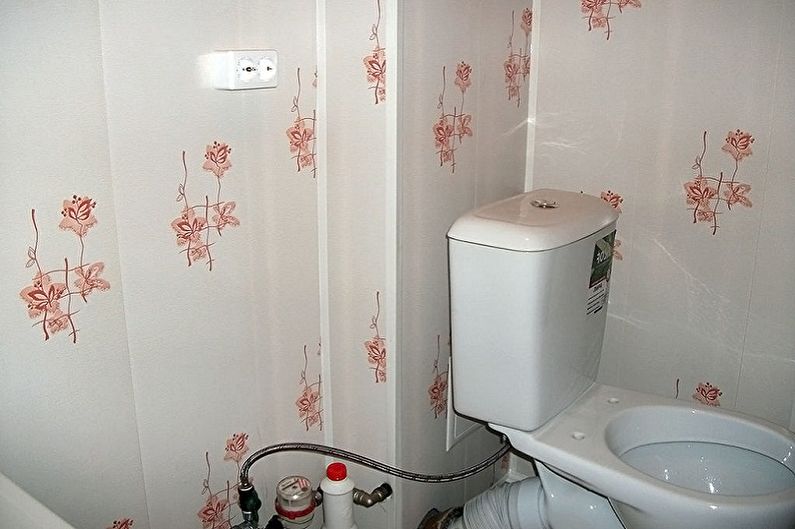 Materiał do dekoracji ścian toalet - panele PCV i MDF