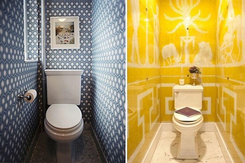 Dekoracja ścienna toalety - Projektowanie wnętrz toalety