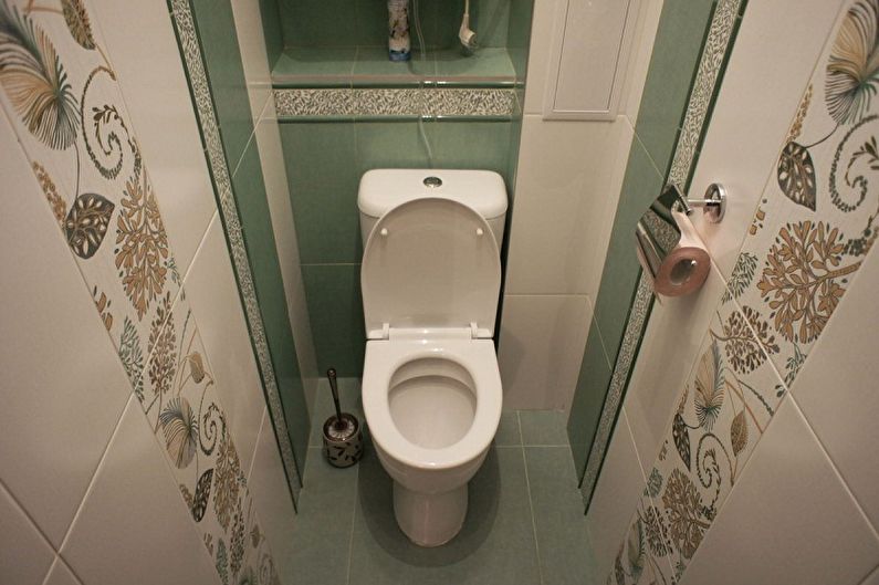Dekoracja ścienna w toalecie - zdjęcie