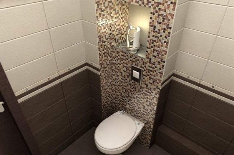 Toalettveggdekorasjonsmateriale - Keramiske fliser