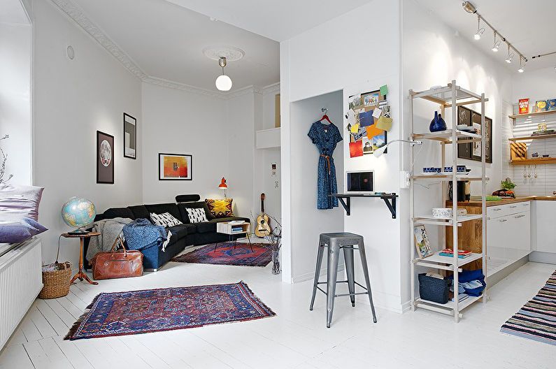 Diseño de apartamentos tipo estudio - estilos de interiores
