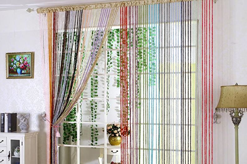 Design av gardiner för vardagsrummet - Kiseya