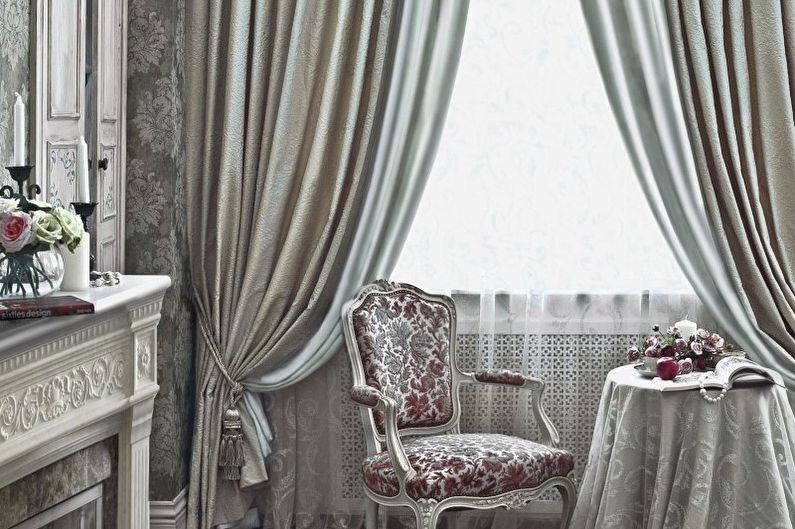 Design av gardiner til stuen - Jacquard