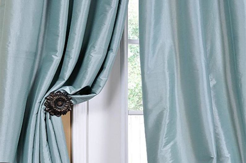 Design av gardiner för vardagsrummet - Taffeta