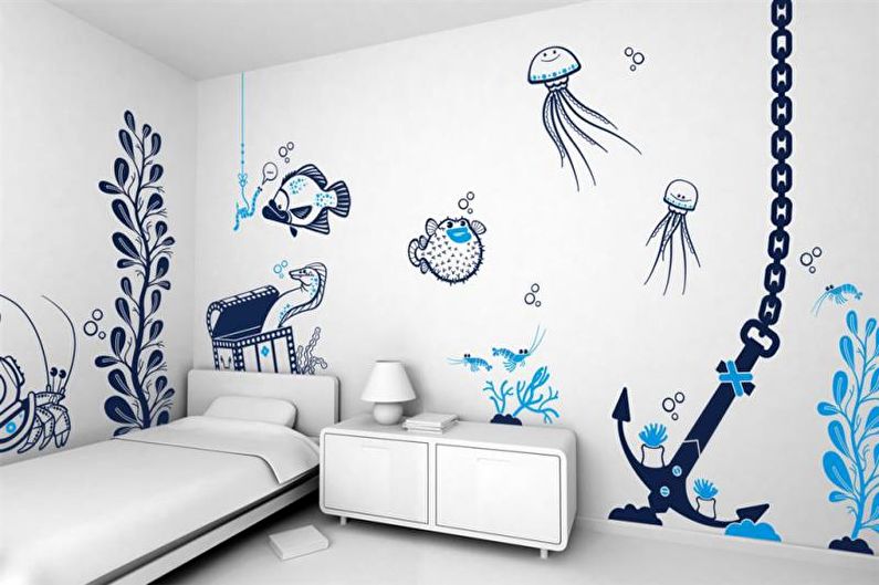 DIY dekorácia na stenu - šablóny