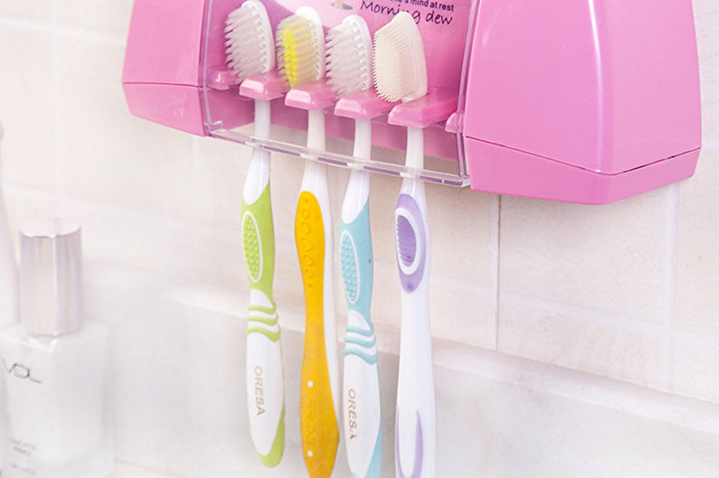 Acessórios para banheiro - recipientes para escovas de dente