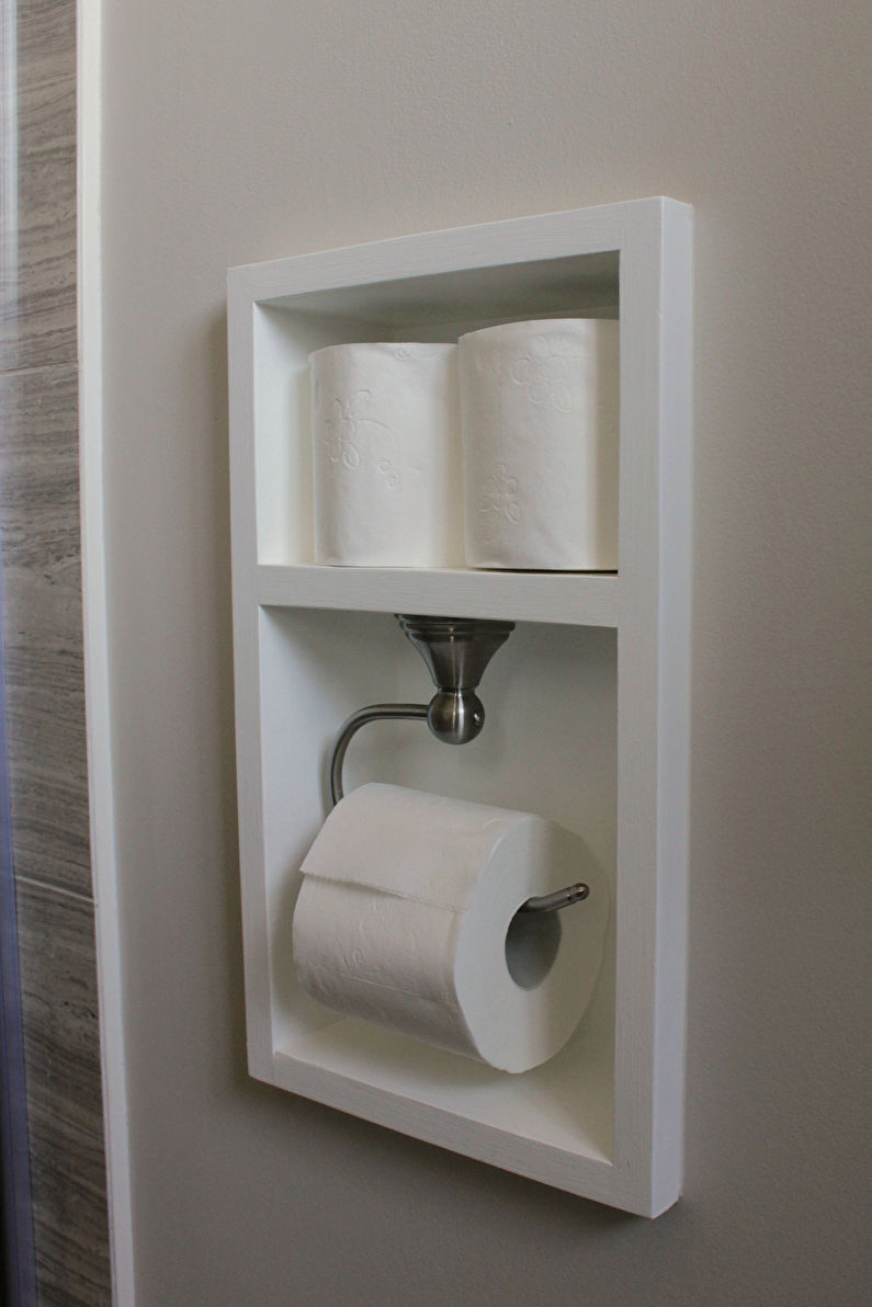Acessórios para banheiro - suportes para papel higiênico