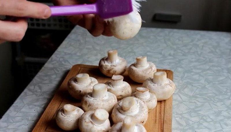 připravit houby
