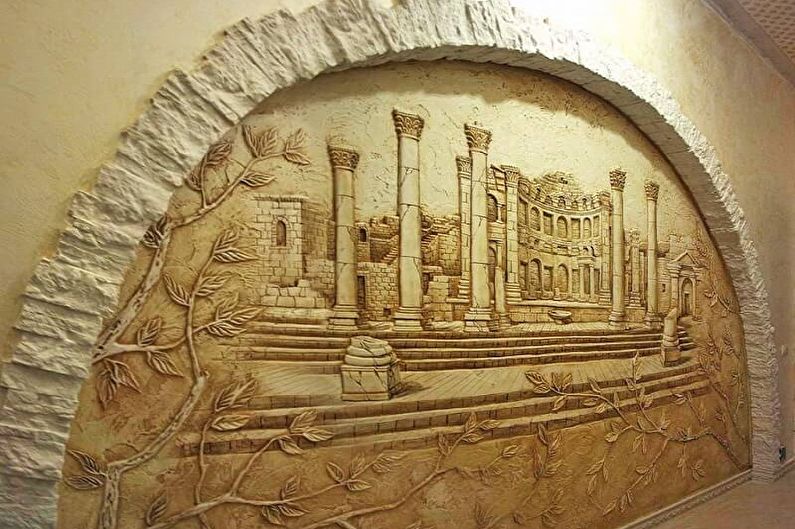 Nápady na zdobenie oblúkov sadrokartónu v interiéri - Dekoratívne oblúky sadrokartónu
