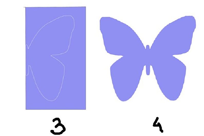 Motyle DIY na ścianie - Motyle z papieru i tektury