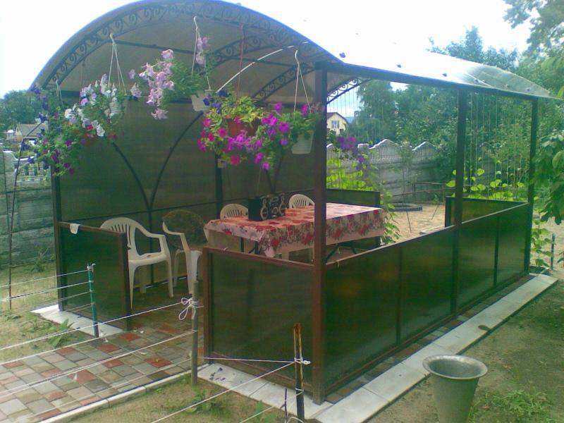 DIY Pavillon aus Polycarbonat