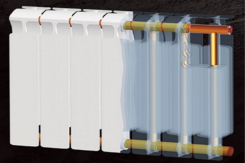 Vrste bimetalnih radiatorjev za ogrevanje - Monolitni radiatorji