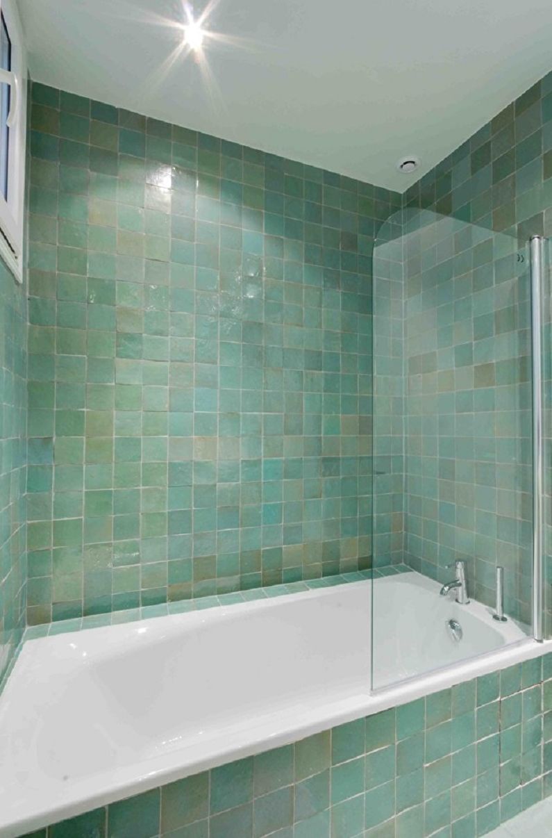 Fotografie kúpeľne tyrkysovej - Interiérový dizajn