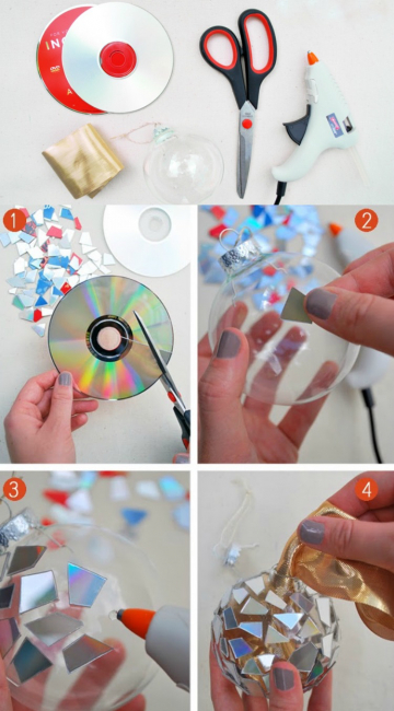 DIY ball med cd -plater