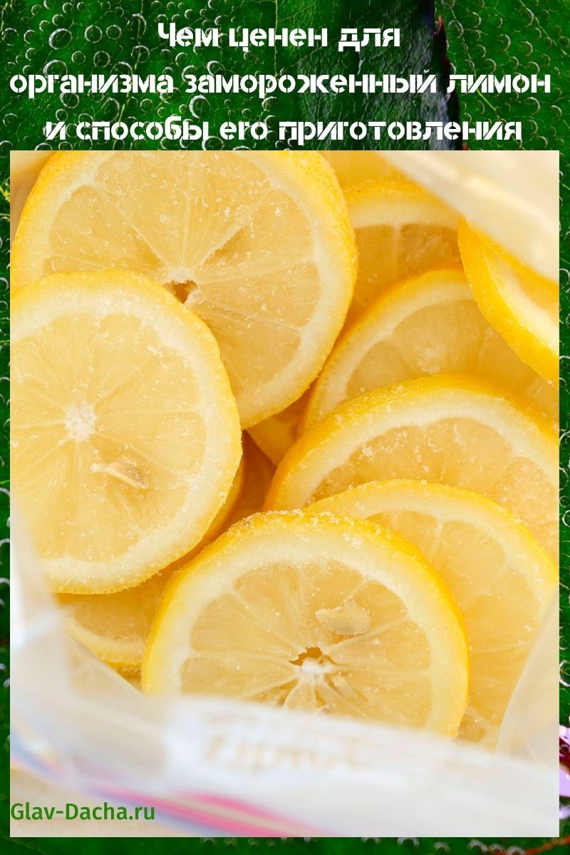 mražený citron