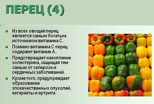 nützliche Eigenschaften von Paprika