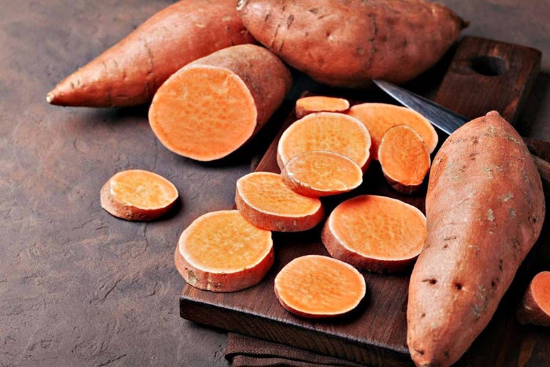 ursprünglicher Geschmack von Süßkartoffelfrüchten