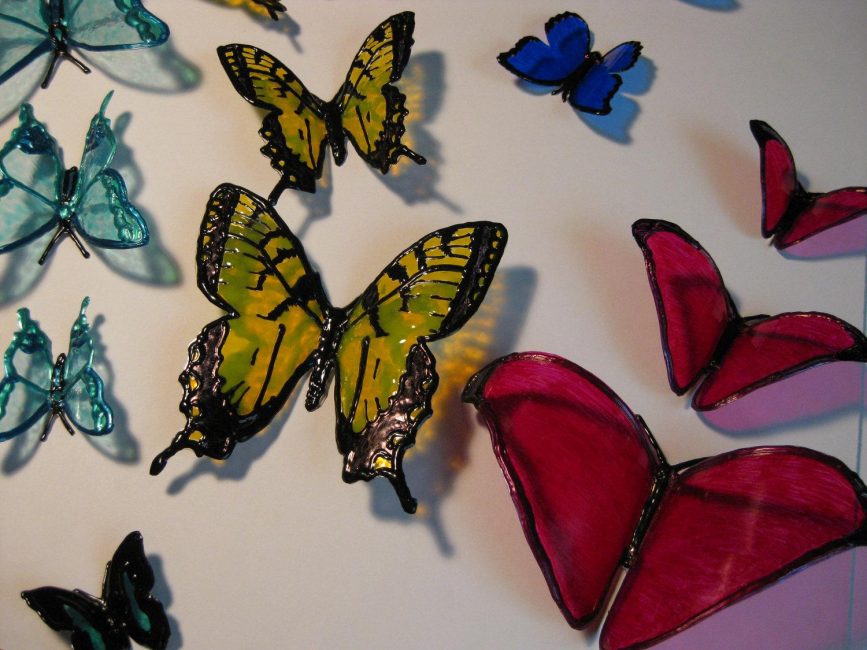 Motyle do dekoracji strony