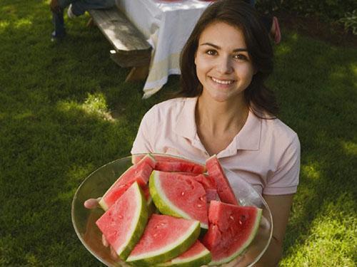 Süß duftende Wassermelone ohne Adern