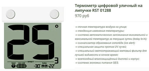 Digitalthermometer im Online-Shop