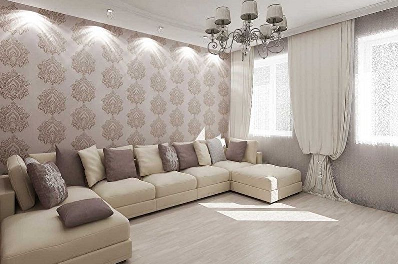 Farba tapety pre obývaciu izbu - hlavné kritériá výberu