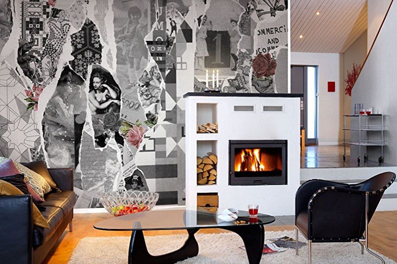 Farba tapety pre obývaciu izbu - fotografie a nápady