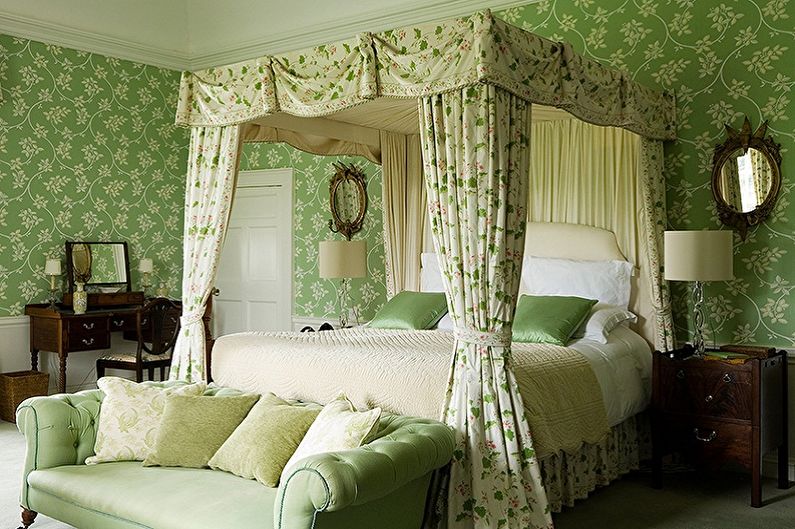 Green Bedroom Wallpaper - Bedroom Wallpaper Color