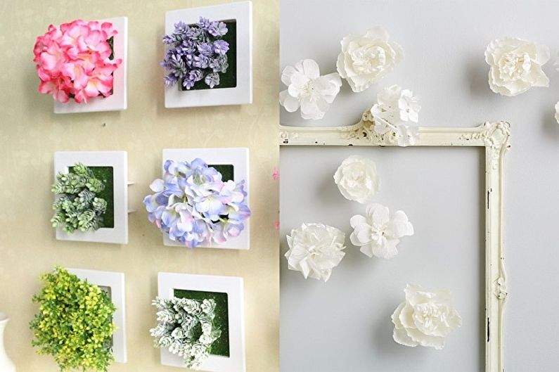 Flores de papel de bricolaje - foto