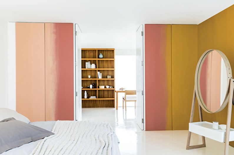 Fargekombinasjoner for gulv, vegger, tak og møbler - kalde og varme kombinasjoner