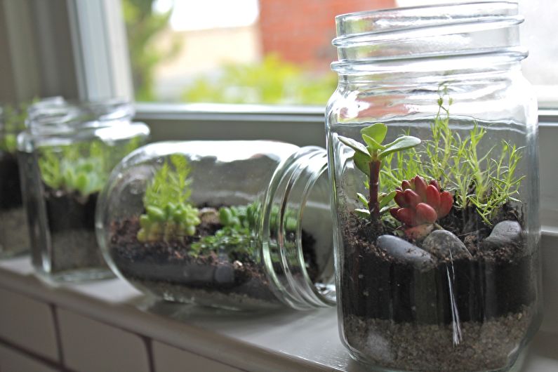 DIY -rumsinredning - Trädgård i flaska eller florarium