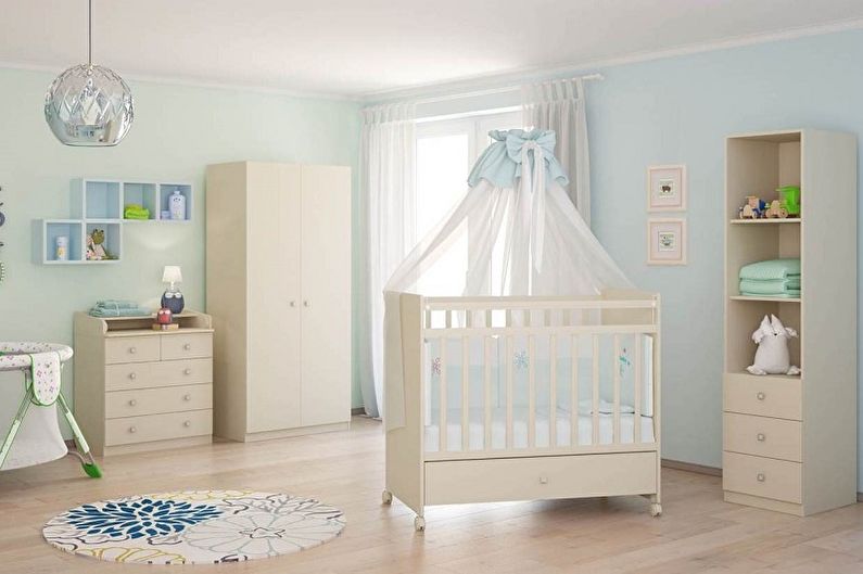 Τύποι κρεβατιών για νεογέννητα με σχέδιο - Πτυσσόμενο κρεβάτι