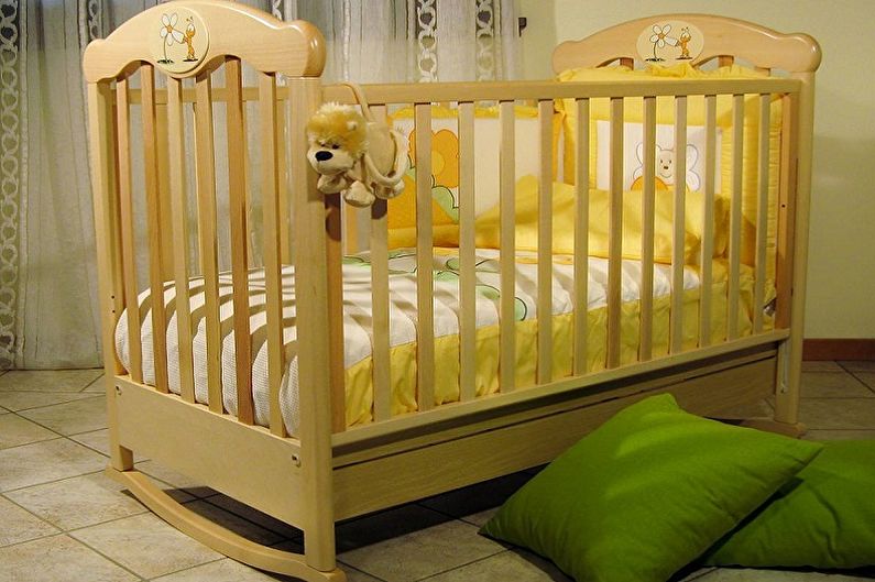 Τύποι κρεβατιών για νεογέννητα με σχέδιο - Κρεμαστό κρεβάτι