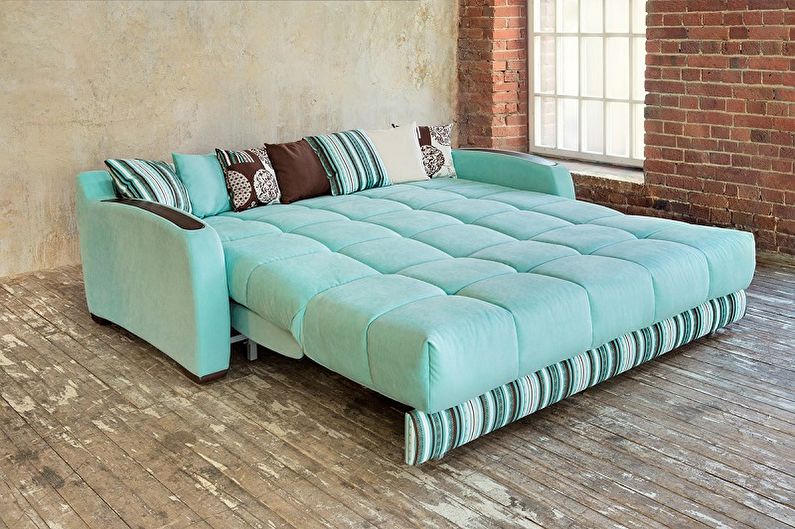 Tipos de sofás acordeón - colchón