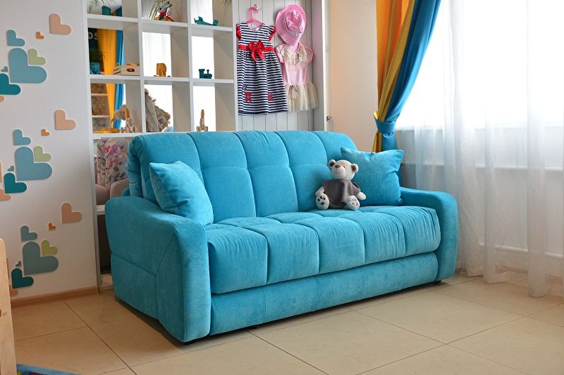 Tipos de sofás acordeón - tapicería