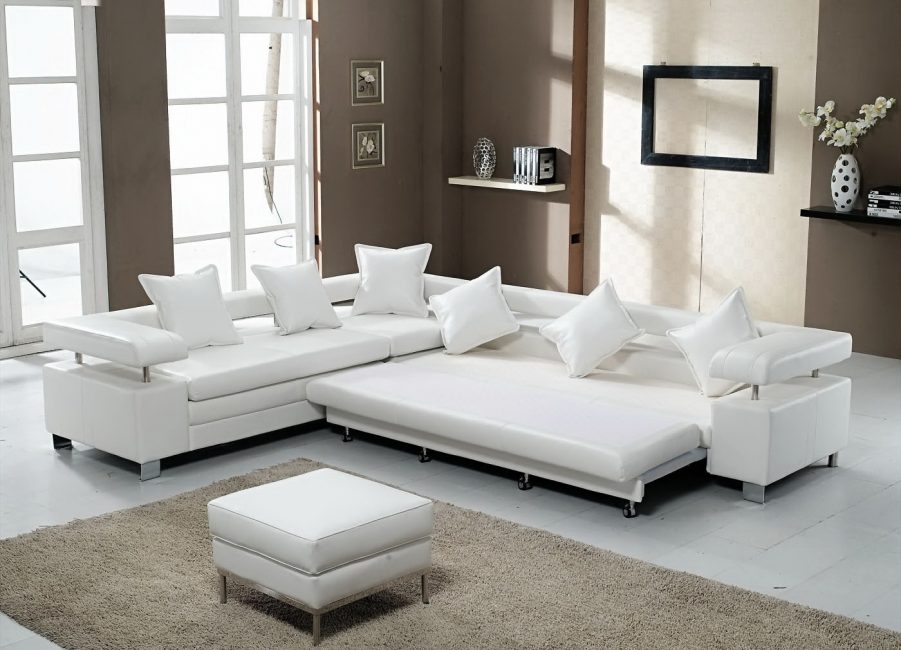 Sistema de sofá-cama modular de canto