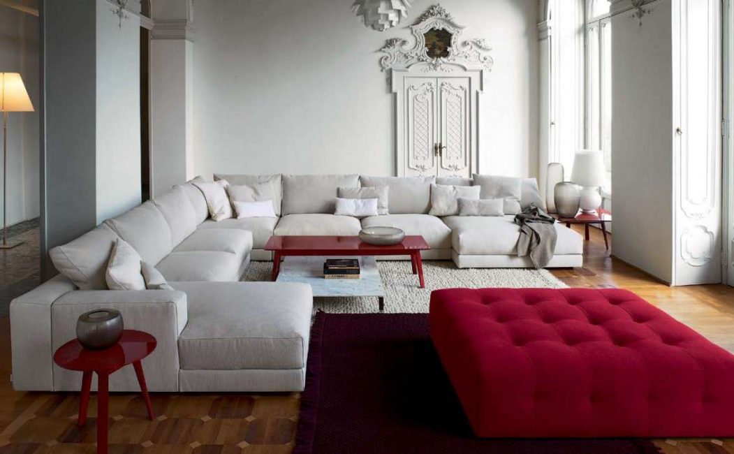 Αρθρωτός καναπές - μια επιτυχημένη και όμορφη υποδοχή